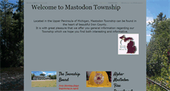 Desktop Screenshot of mastodontownship.com