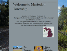 Tablet Screenshot of mastodontownship.com